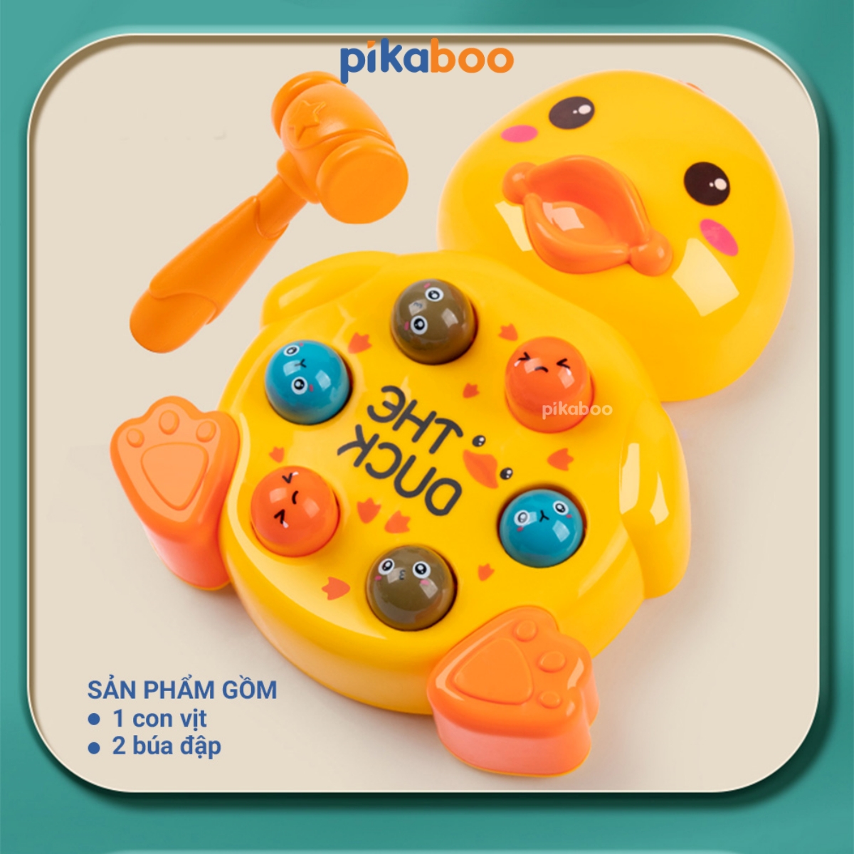Đồ chơi đập chuột con vịt Pikaboo