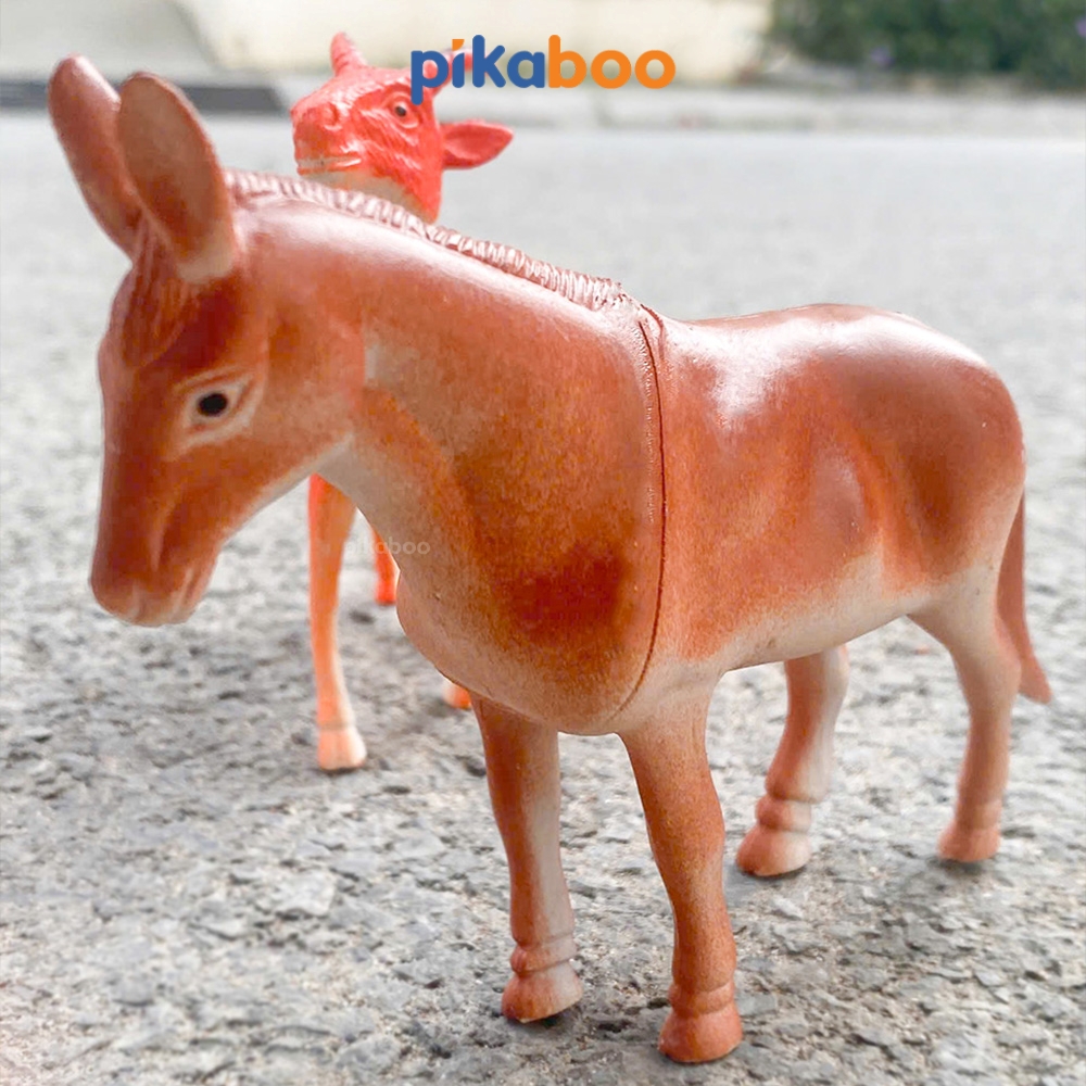 Đồ chơi con vật Pikaboo mô hình động vật cho bé