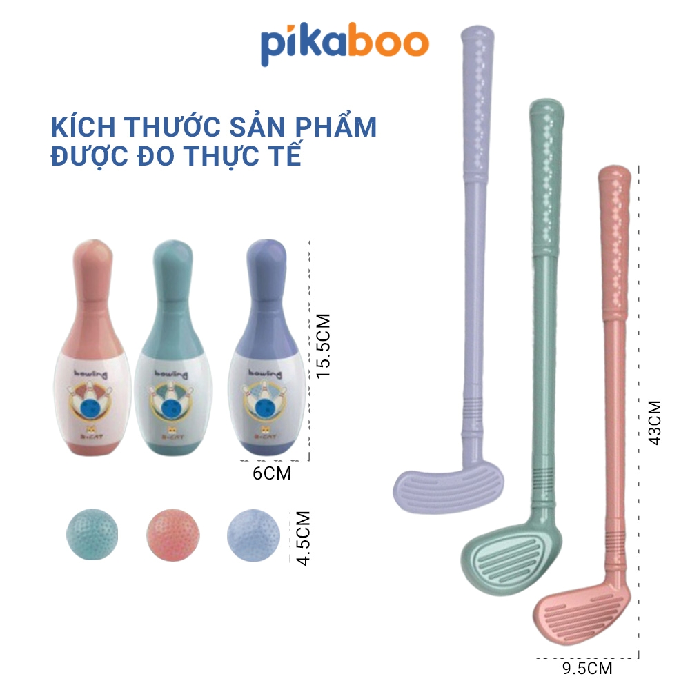 Túi bowling vui chơi thể thao cho bé Pikaboo