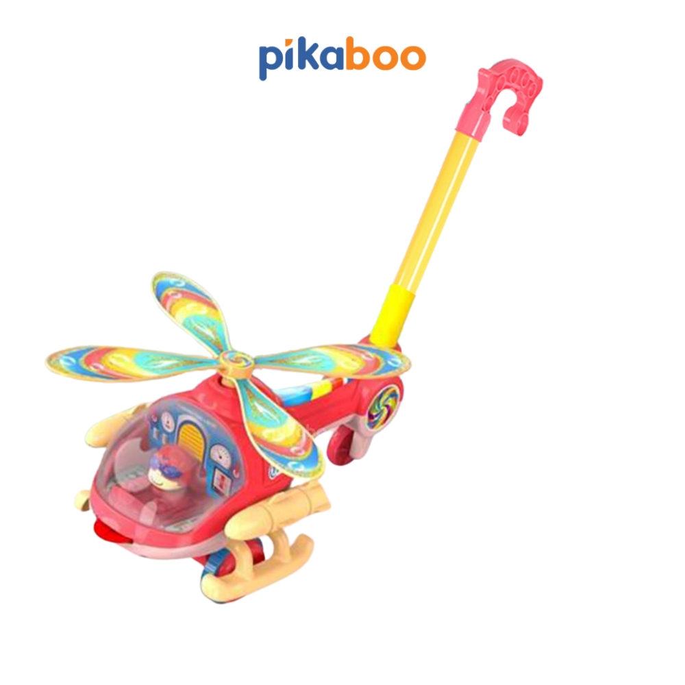Đồ chơi trung thu xe đẩy con vật Pikaboo con ngựa, máy bay ngộ nghĩnh, chuyển động vui mắt cho bé