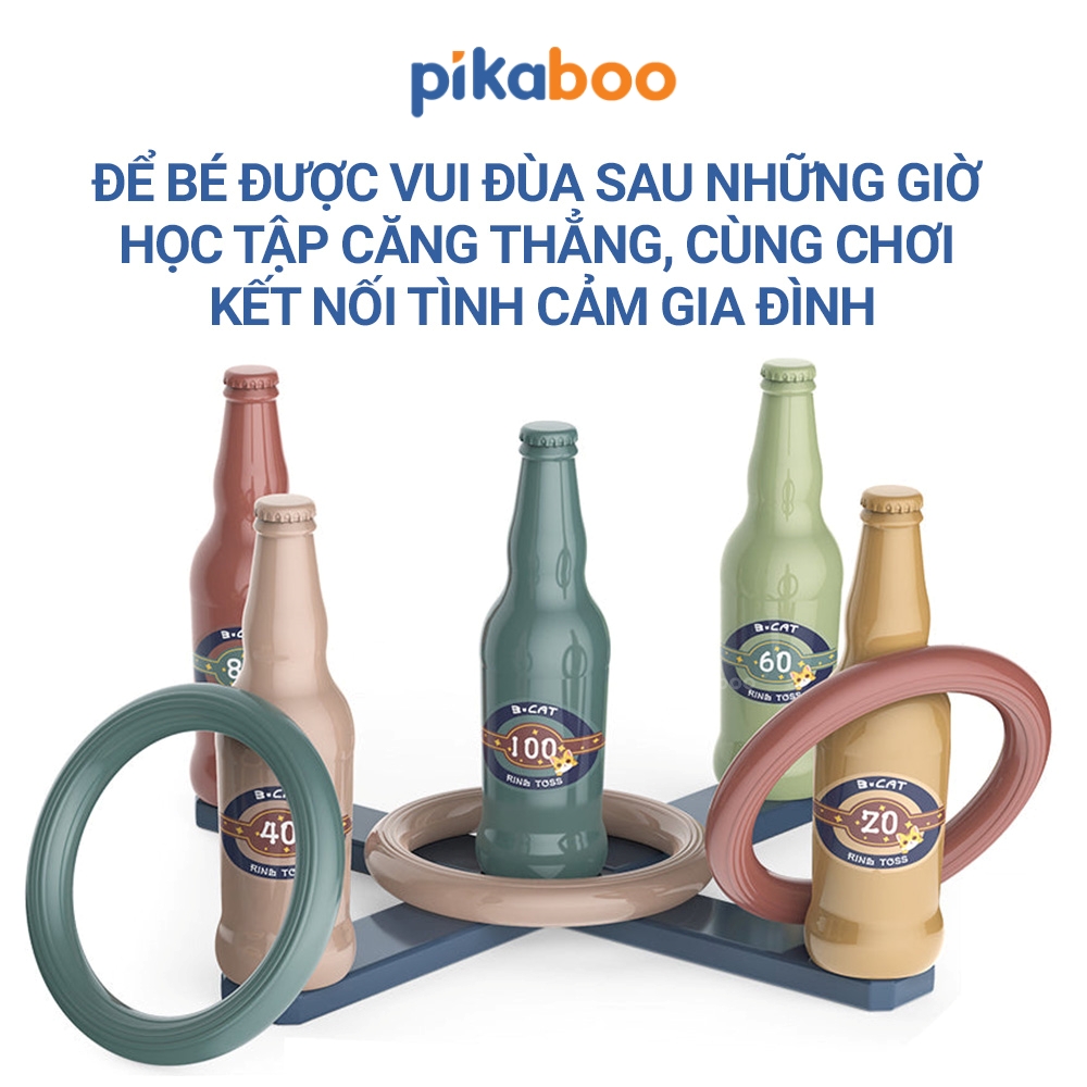 Đồ chơi thể thao ném vòng vào chai Pikaboo