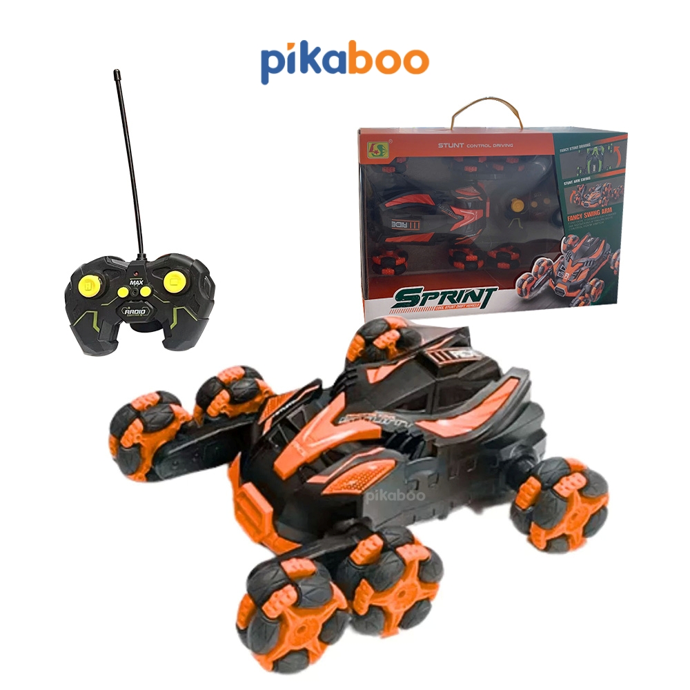 Xe ô tô địa hình 6 bánh điều khiển từ xa Pikaboo