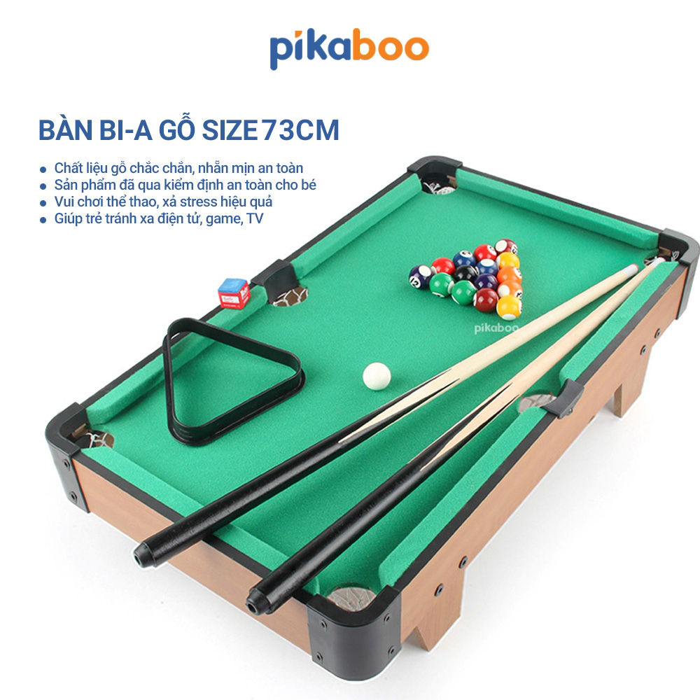Bàn bi-a bằng gỗ dài 73cm