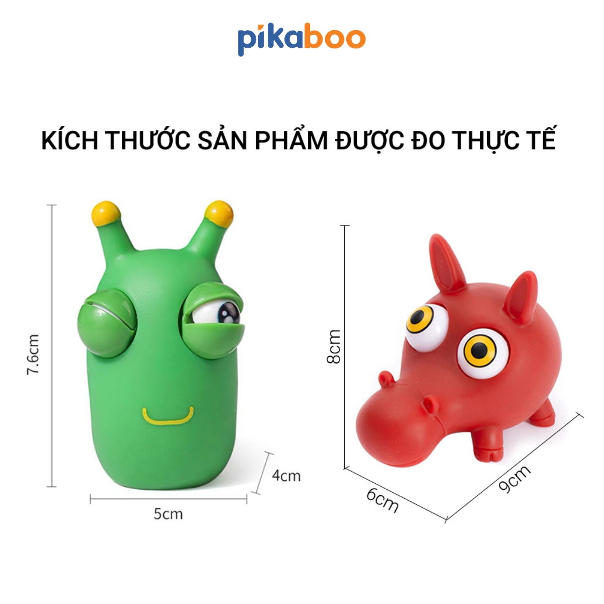 Đồ chơi xả Stress Squishy nắn bóp đàn hồi giảm căng thẳng Pikaboo