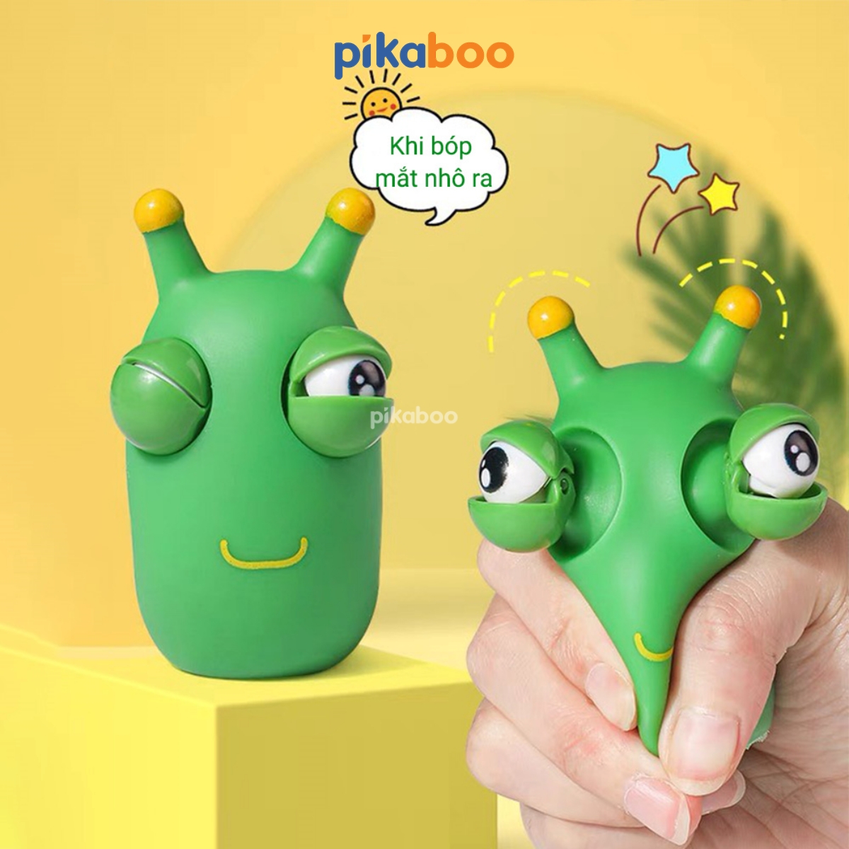 Kid Pikaboo Đồ chơi xả Stress Squishy nắn bóp đàn hồi giảm căng thẳng Pikaboo ...