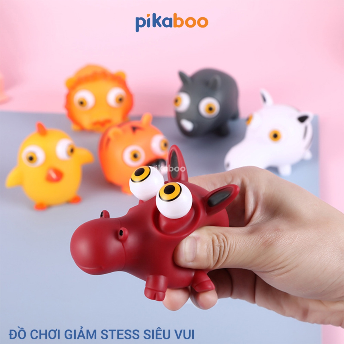Đồ chơi xả Stress Squishy nắn bóp đàn hồi giảm căng thẳng Pikaboo