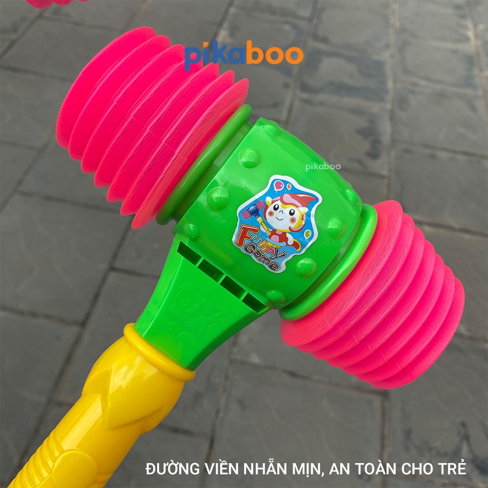 Búa nhựa hơi 2 đầu cho bé Pikaboo
