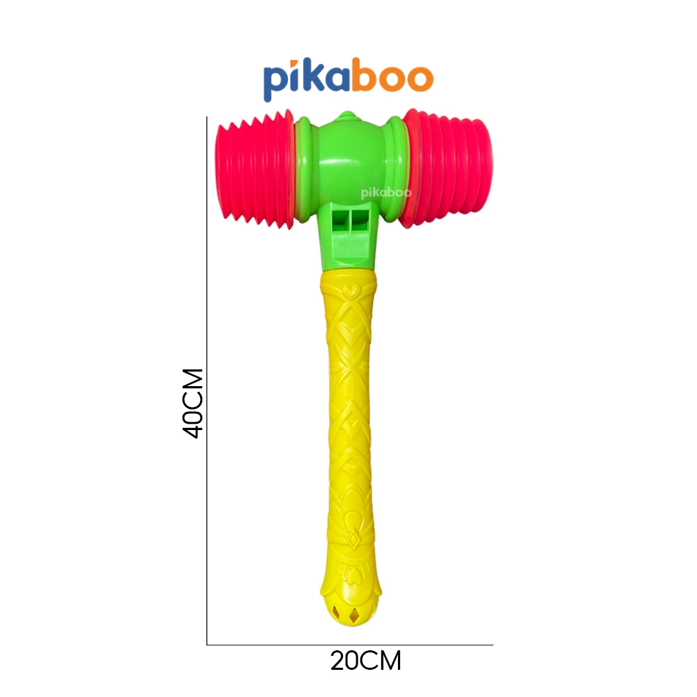 Búa nhựa hơi 2 đầu cho bé Pikaboo