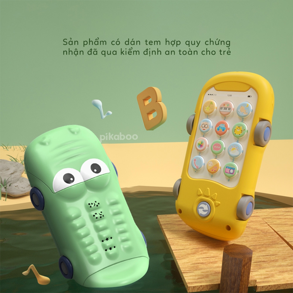 Đồ chơi điện thoại cá sấu đáng yêu