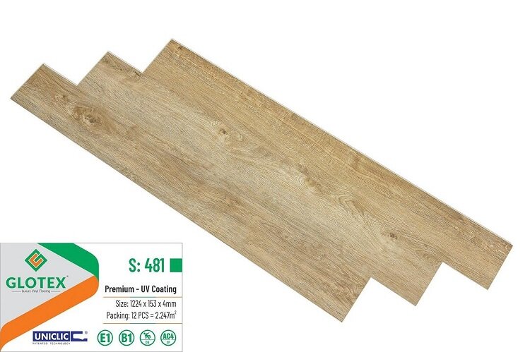 Sàn nhựa hèm khoá 4mm