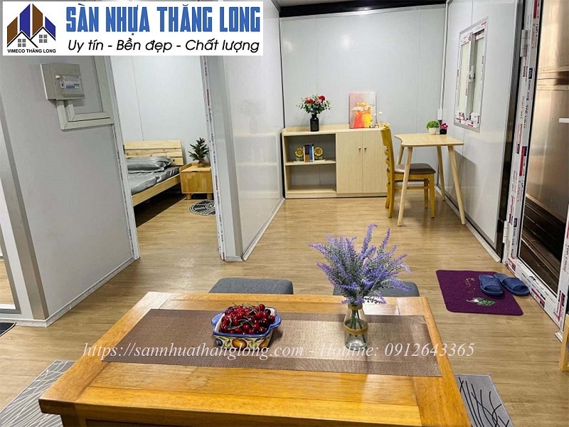 thi công Sàn nhựa chịu lực gác xép gác lửng