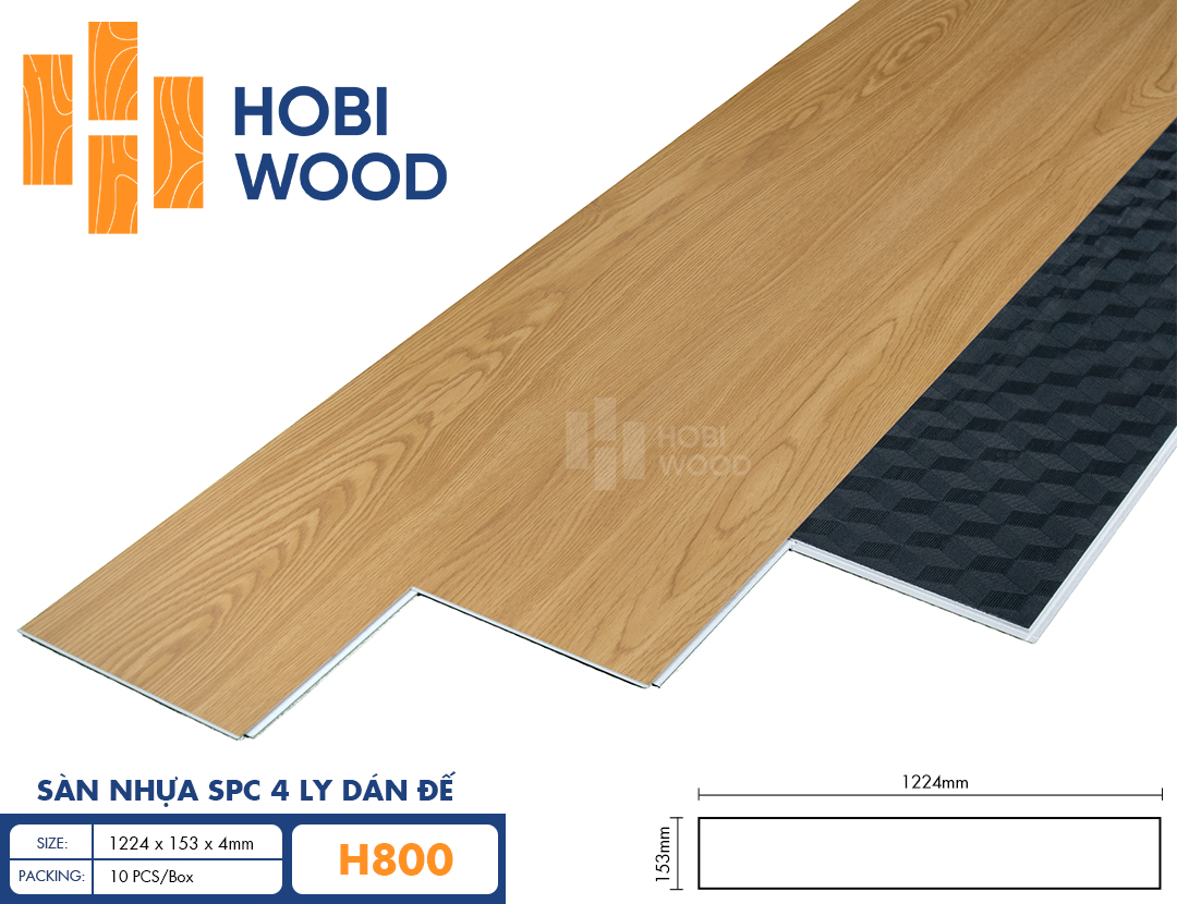 Sàn nhựa Hobiwood H800