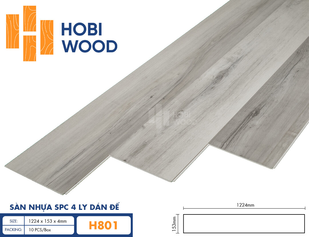 Sàn nhựa Hobiwood H801