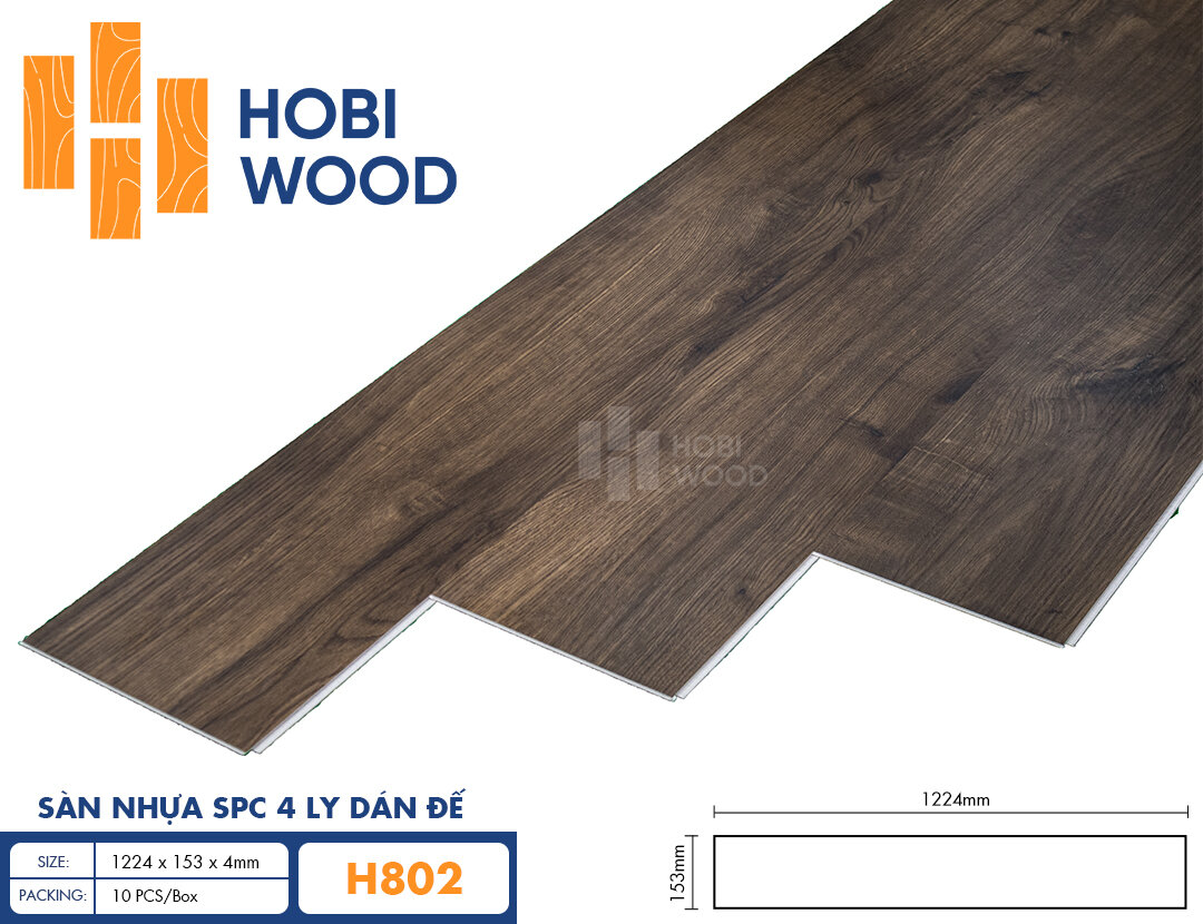 Sàn nhựa Hobiwood H802