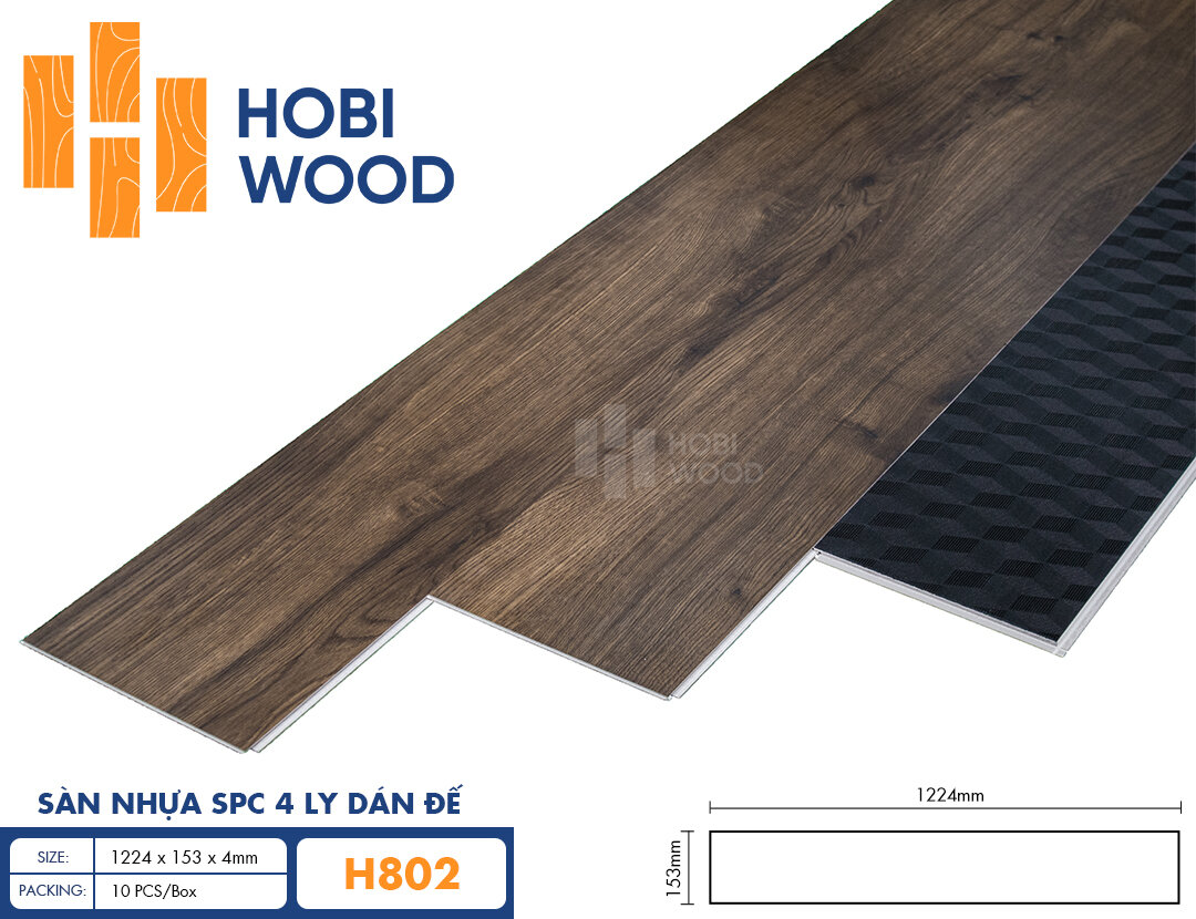 Sàn nhựa Hobiwood H802