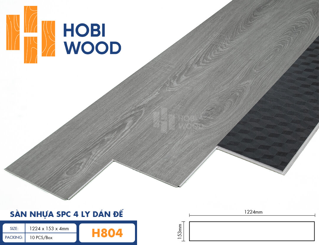 Sàn nhựa Hobiwood H804