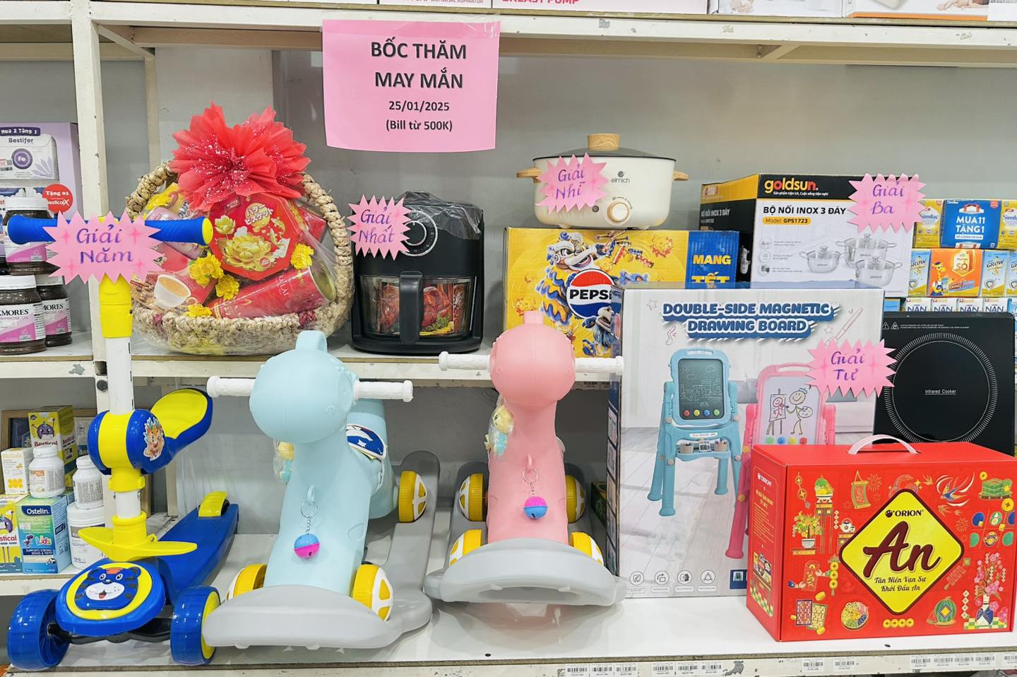 CÔNG BỐ BA MẸ TRÚNG GIẢI CHƯƠNG TRÌNH BỐC THĂM MAY MẮN