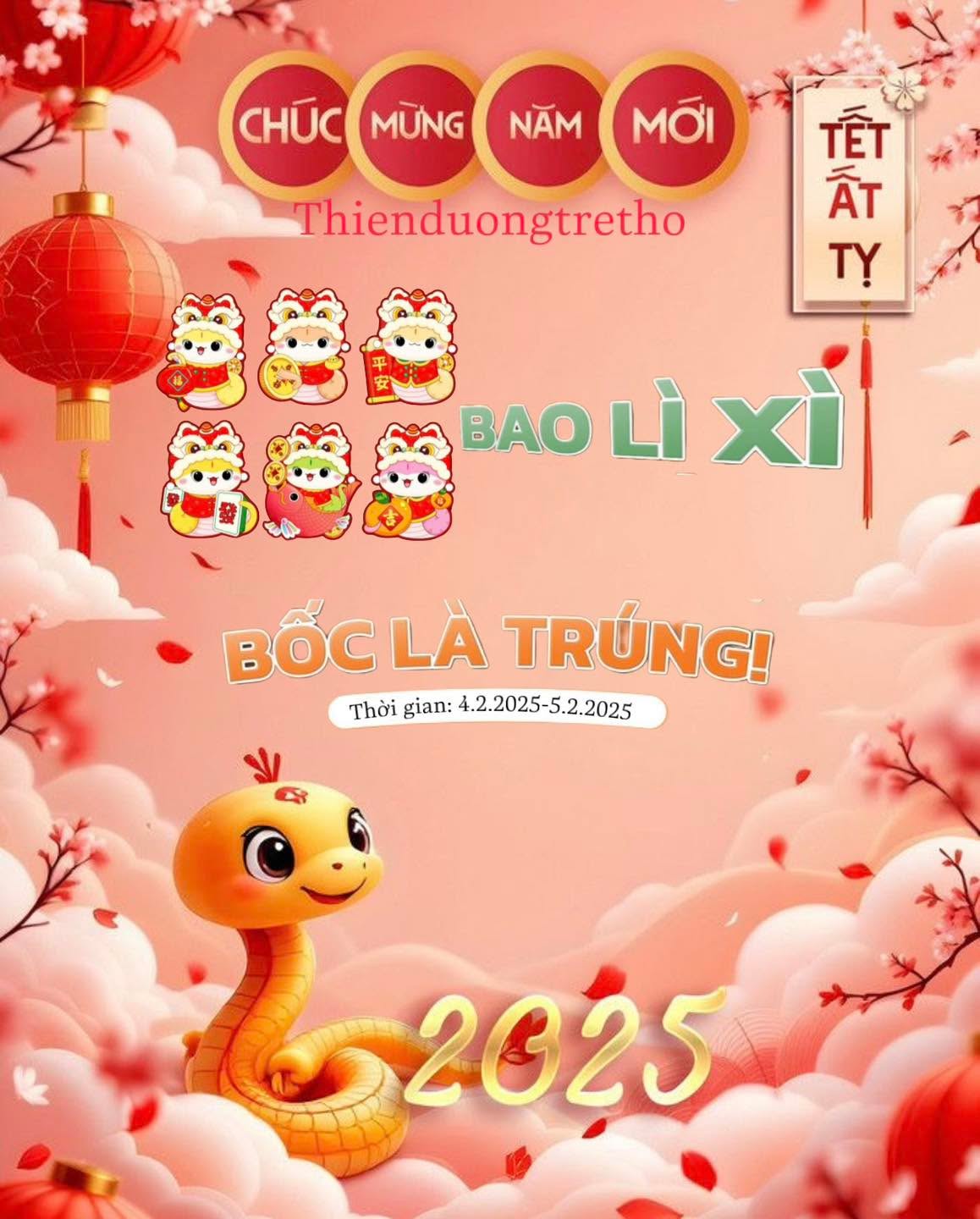 BAO LÌ XÌ -- BỐC LÀ TRÚNG