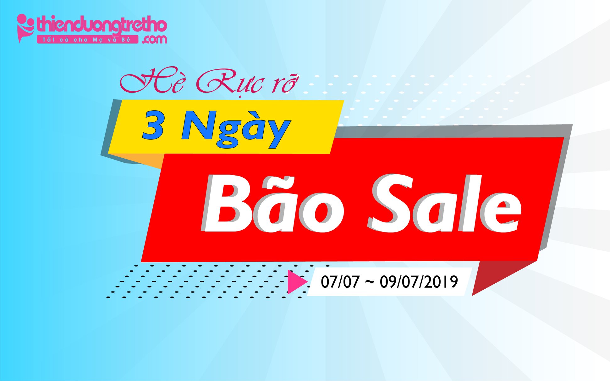HÈ RỰC RỠ ⚡️ 3 NGÀY BÃO SALE ⚡️