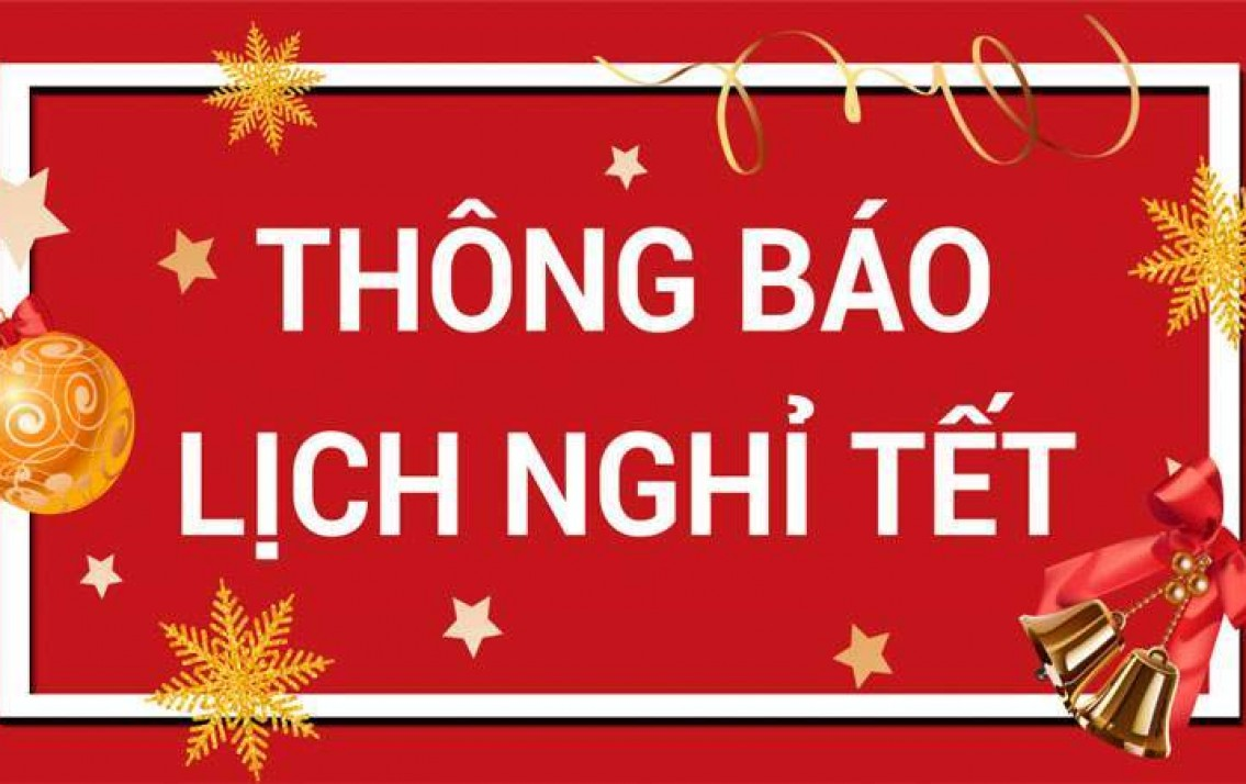 LỊCH NGHỈ TẾT NGUYÊN ĐÁN -THIENDUONGTRETHO.COM