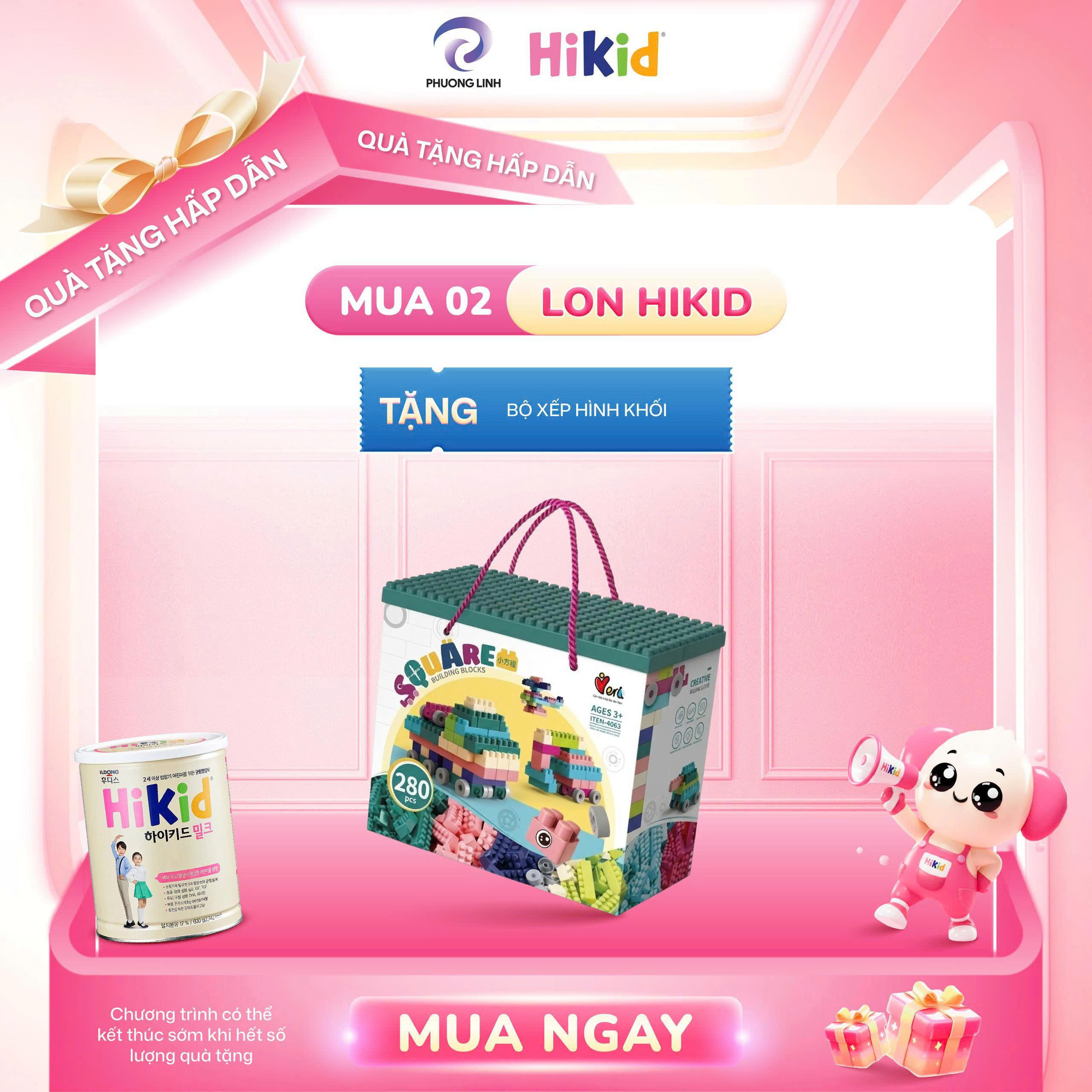 🔥 HIKID CHÍNH HÃNG LÊN LIVE – MẸ TRANH THỦ SĂN DEAL CHO CON NHA