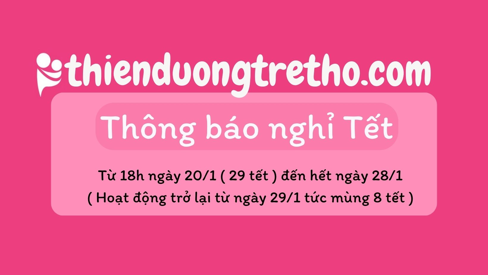 THÔNG BÁO LỊCH NGHỈ TẾT 2023