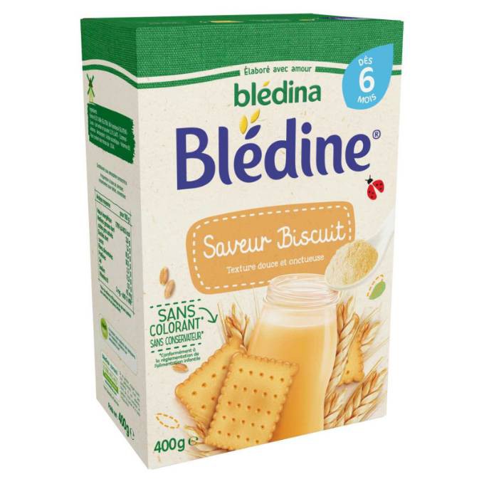 Bột Lắc Sữa Bledina Vị Bích Quy 400g