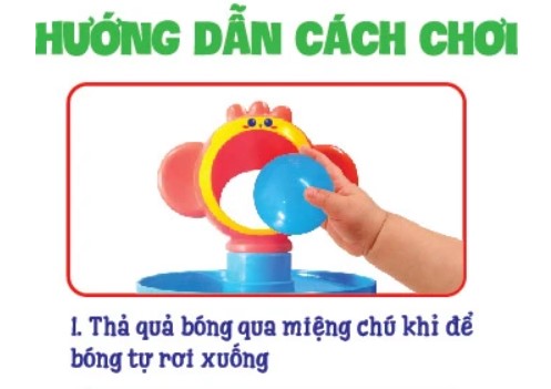 Đồ Chơi Tháp Bóng Lăn