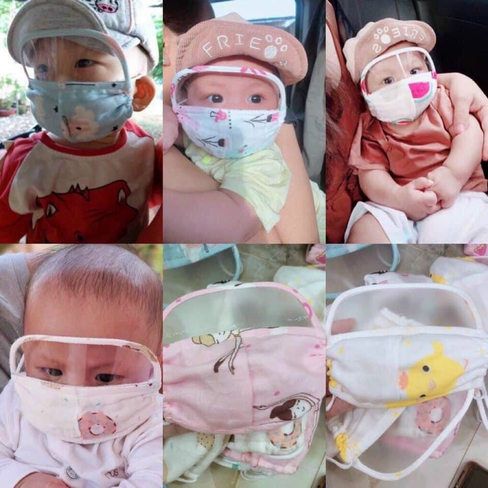 Khẩu Trang Kính Chống Giọt Bắn Vải Xô Cho Bé – Thienduongtretho.Com