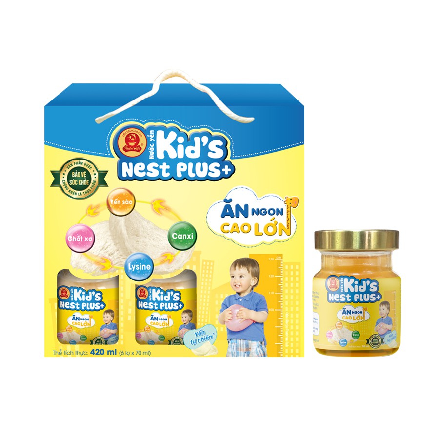SIRO YẾN SÀO KID NEST TÂM SEN BỔ SUNG VITAMIN NHÓM B CHO TRẺ
