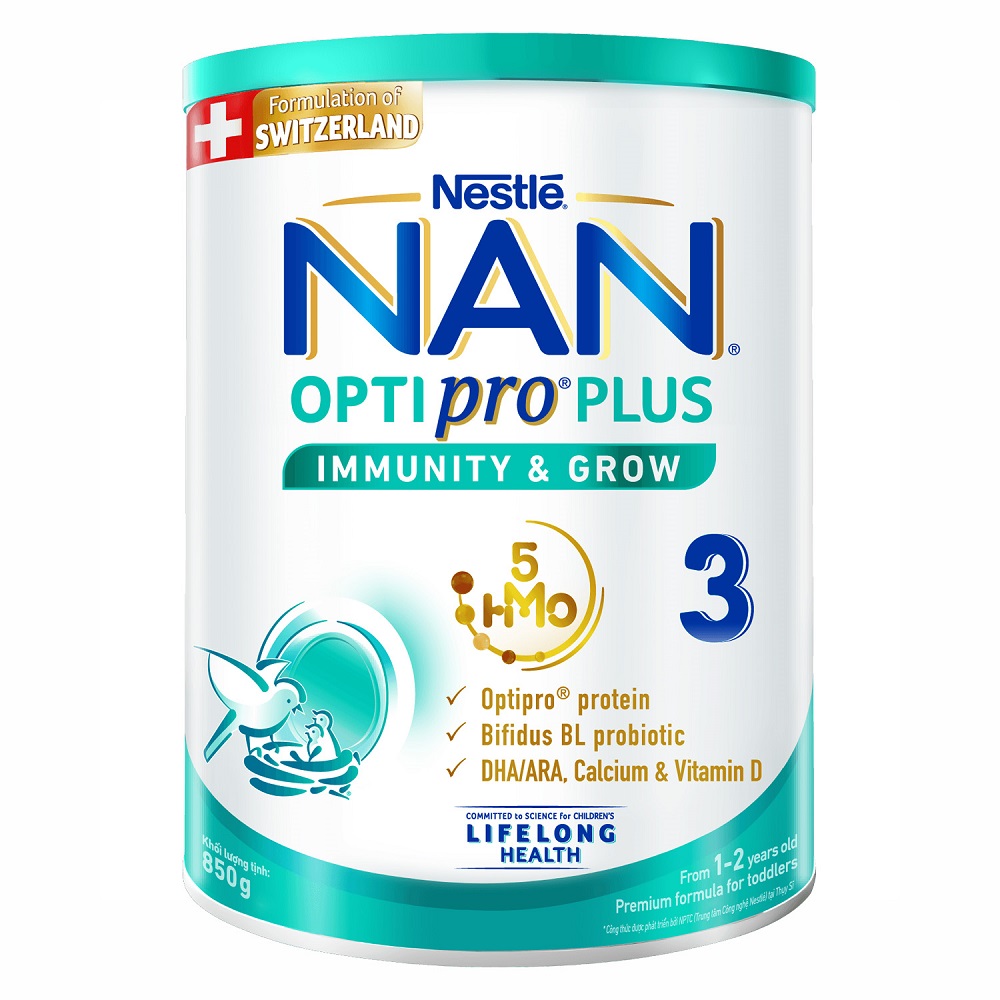 Sữa Nan Thuỵ Sĩ Optipro Plus Số 900g (1-2 Tuổi) Giá tốt tại