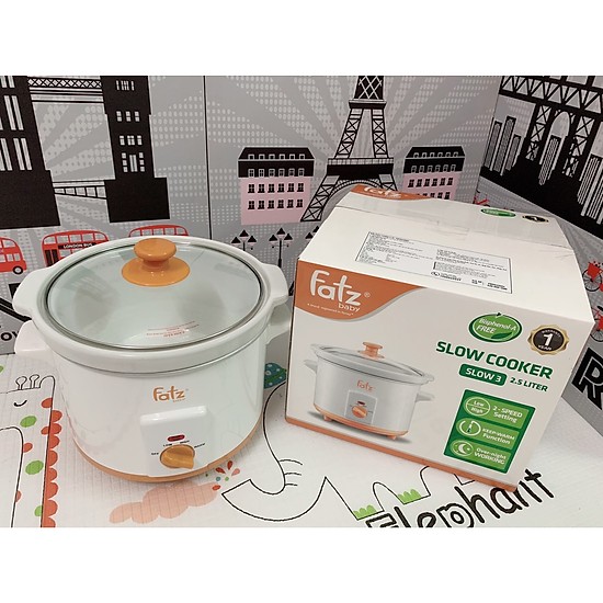 Nồi Nấu Chậm Fatz Baby Slow 1 FB9015MH (1,5 lít)