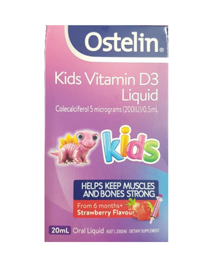 Vitamin D Dạng Nước Cho Trẻ Ostelin Kids Liquid 20ml Của úc