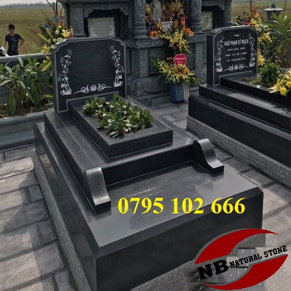 Ưu nhược điểm của mộ ốp đá granite, mộ ốp đá hoa cương datunhiennb