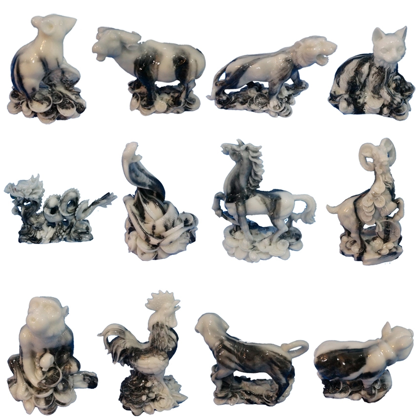 12 hình ảnh & mẫu tượng 12 con giáp bằng đá tự nhiên datunhiennb