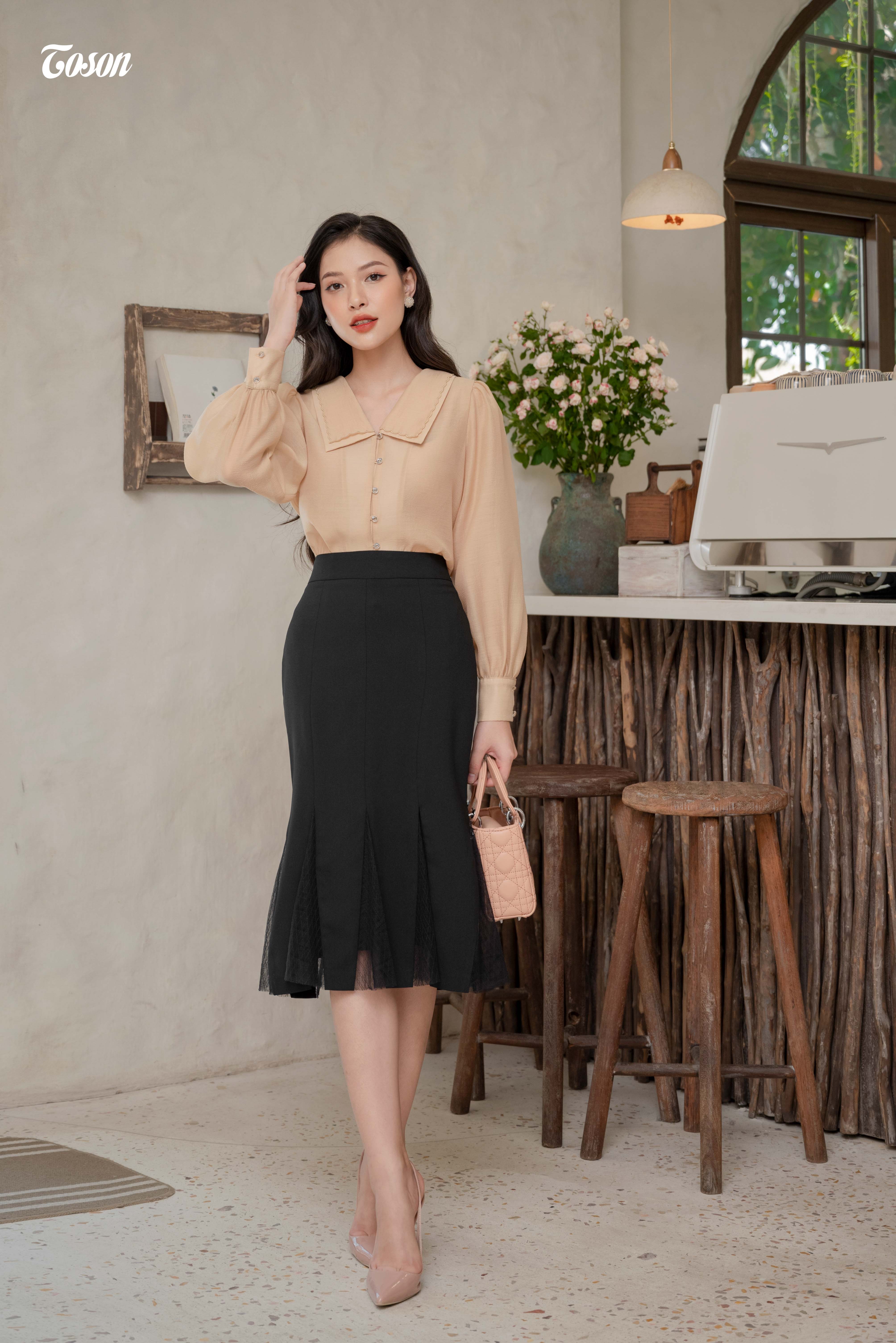 Đầm ren đen dự tiệc dáng ôm đuôi cá KK166-18 | Thời trang công sở K&K  Fashion