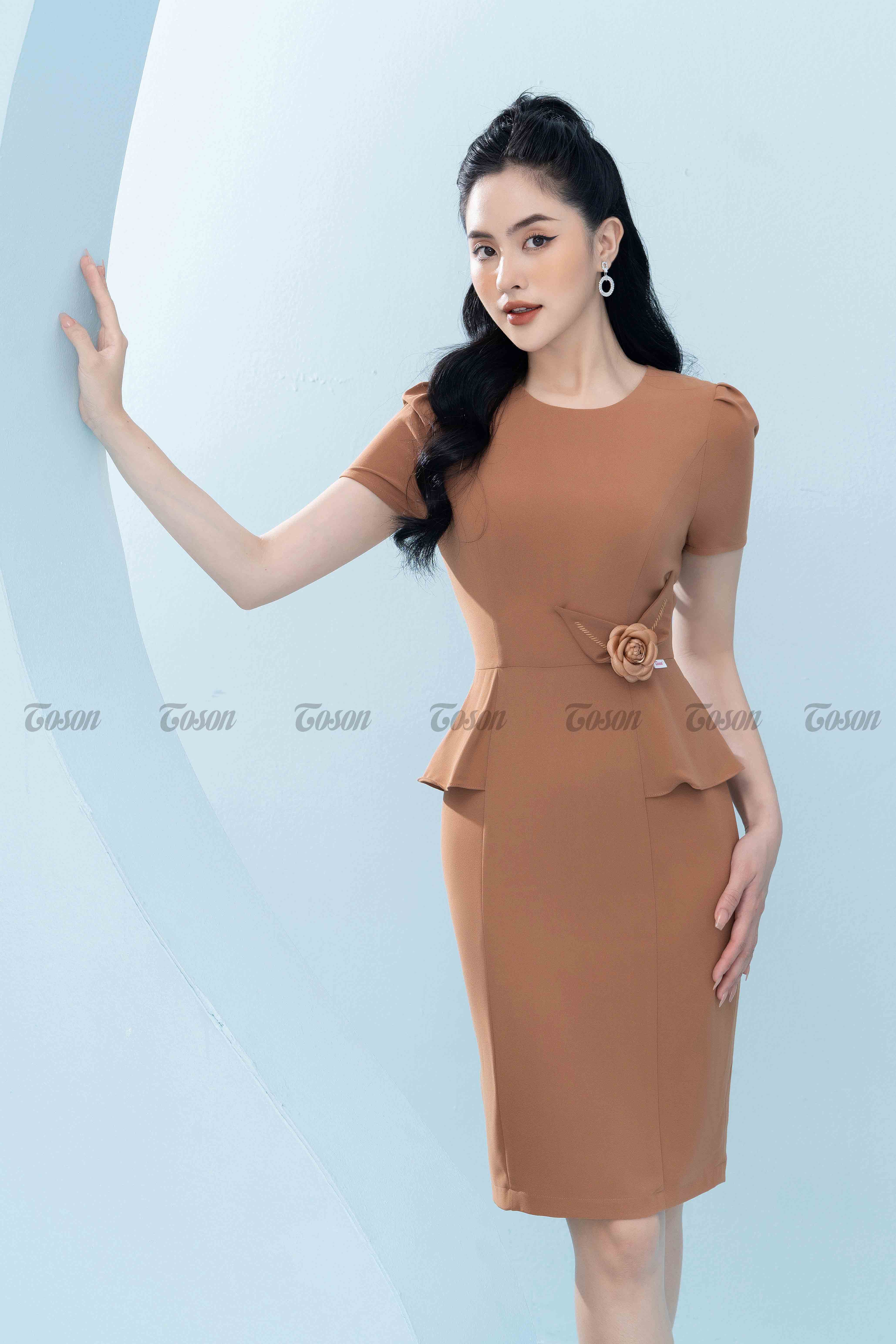 Váy Đầm Tuổi 40 Peplum Che Khuyết Điểm Hoàn Hảo  Ngọc Bích Fashion