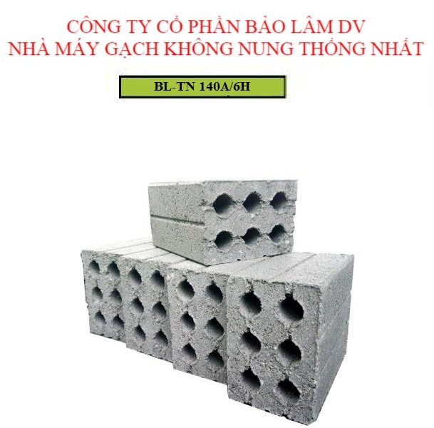 Gạch Block 6 Lỗ  BL-TN 140A/6H ( 190 x 140 x 90 )