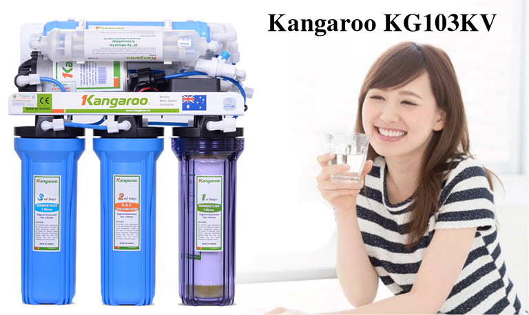 Máy Lọc Nước Kangaroo KG103KV Không Vỏ Tủ