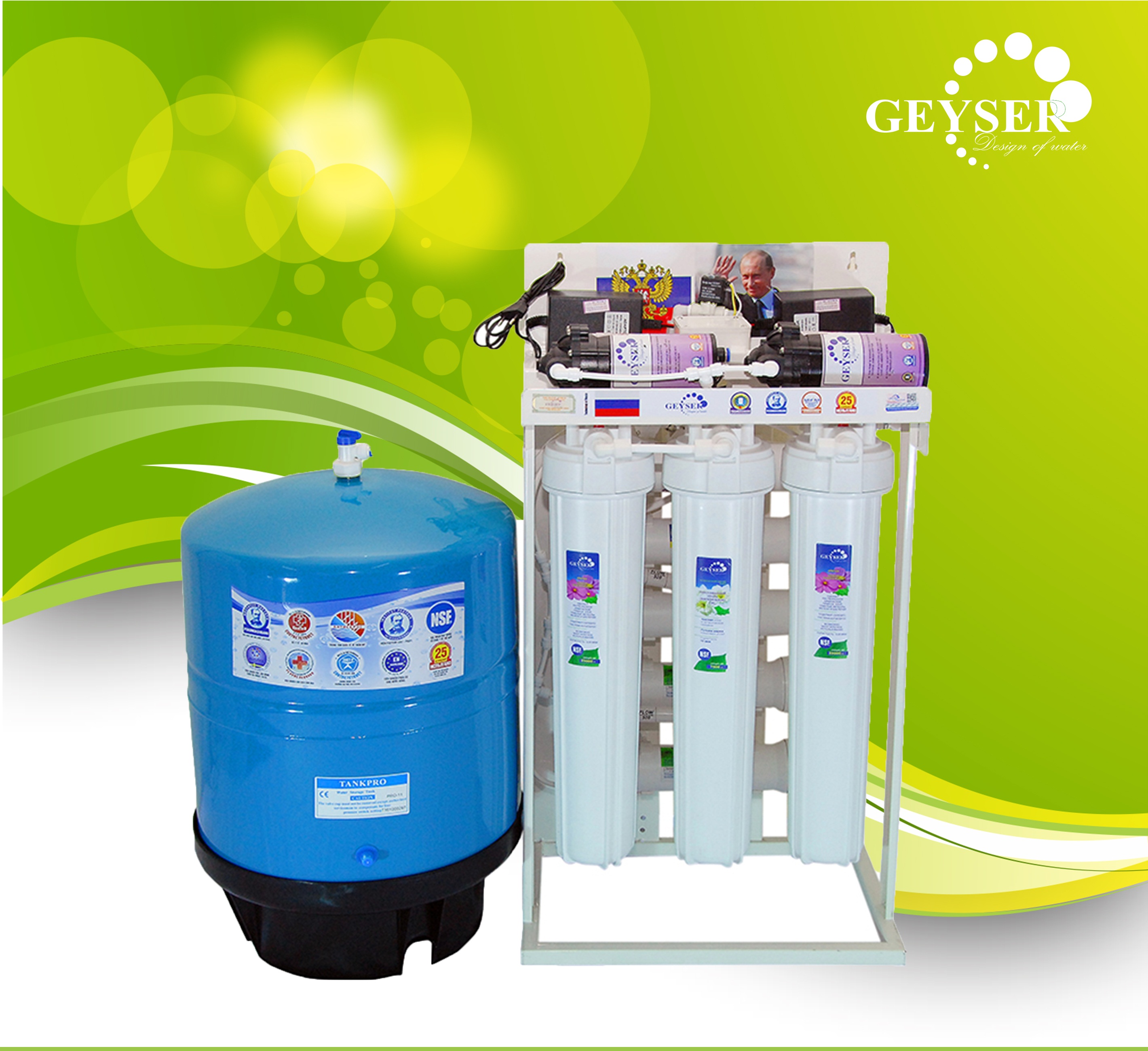 Máy Lọc Nước Geyser RO Công Suất 50LH