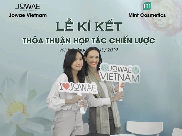 Mint Cosmetics trở thành Đối tác kinh doanh chiến lược của Jowae Việt Nam