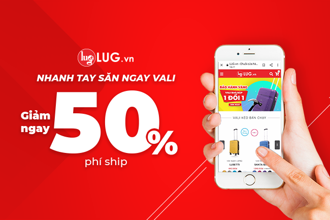 Săn vali giảm giá 50%