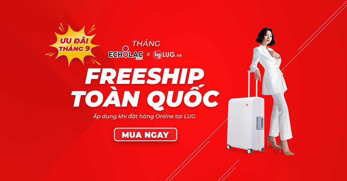 Tháng Echolac vali kéo nhựa