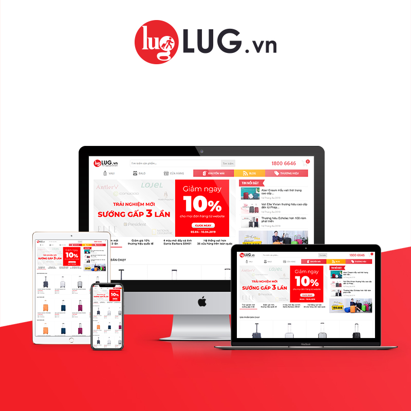 Giao diện website mới của LUG | Nhanh - Tiện - Đẹp hơn