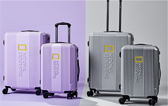 Vali National Geographic màu tím và xám
