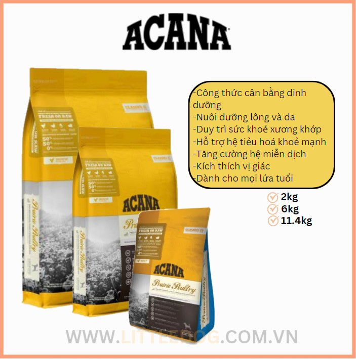 ACANA DOG PRAIRIE POULTRY