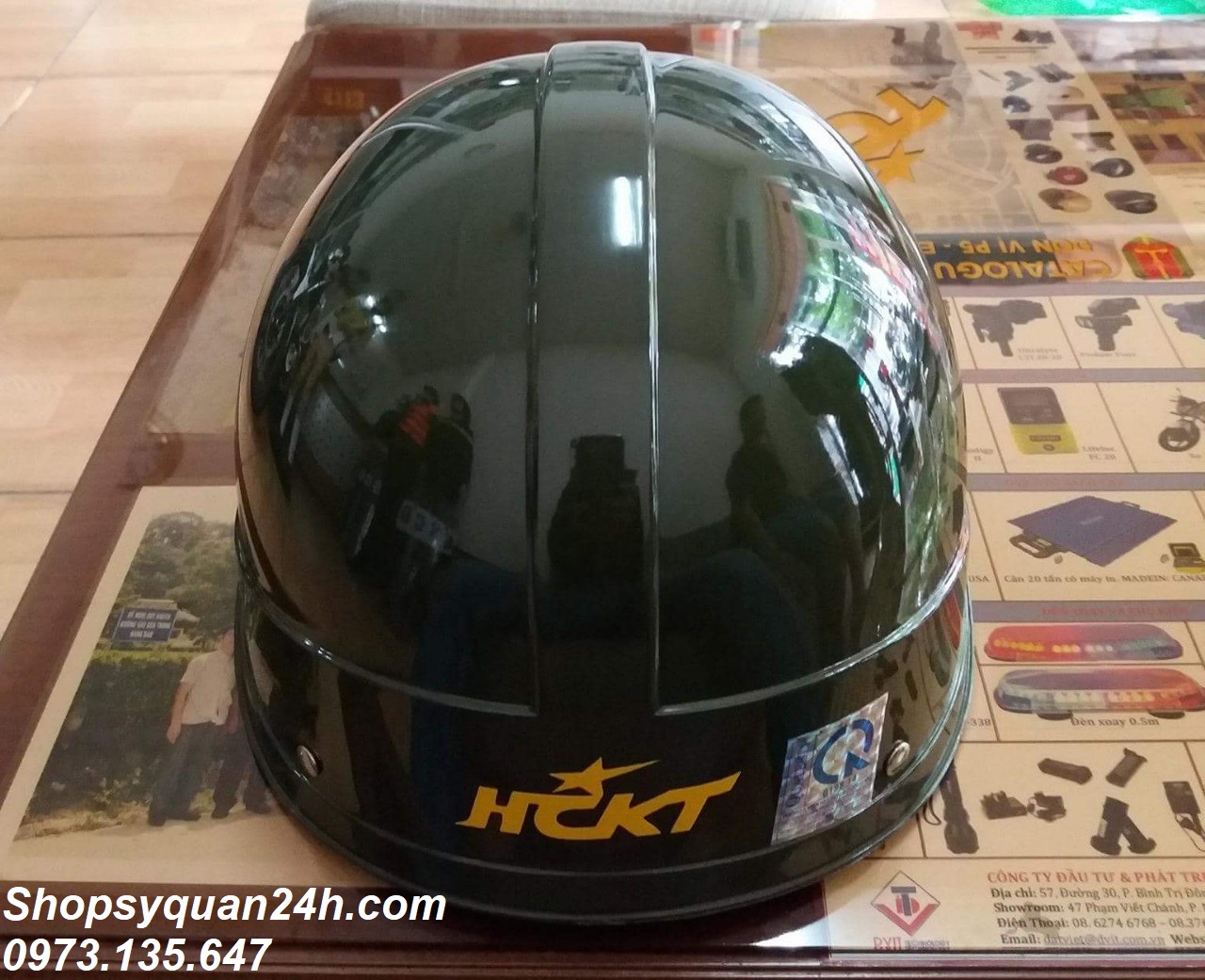 MŨ NÓN BẢO HIỂM HCKT PHẢN QUANG CÔNG TY 19/5