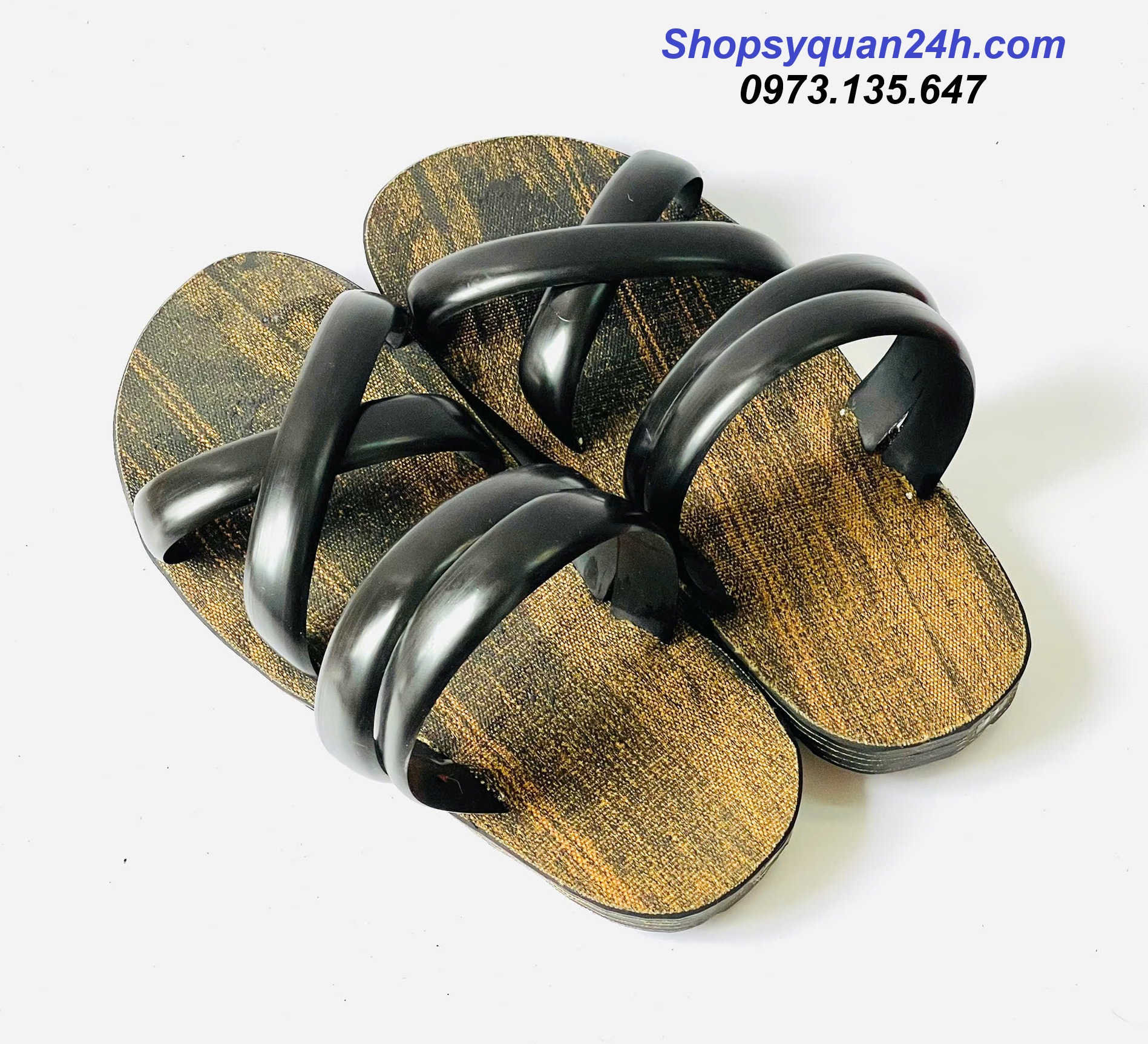 Dép Cao Su Bố Vải Mài- Khe Sanh DL3