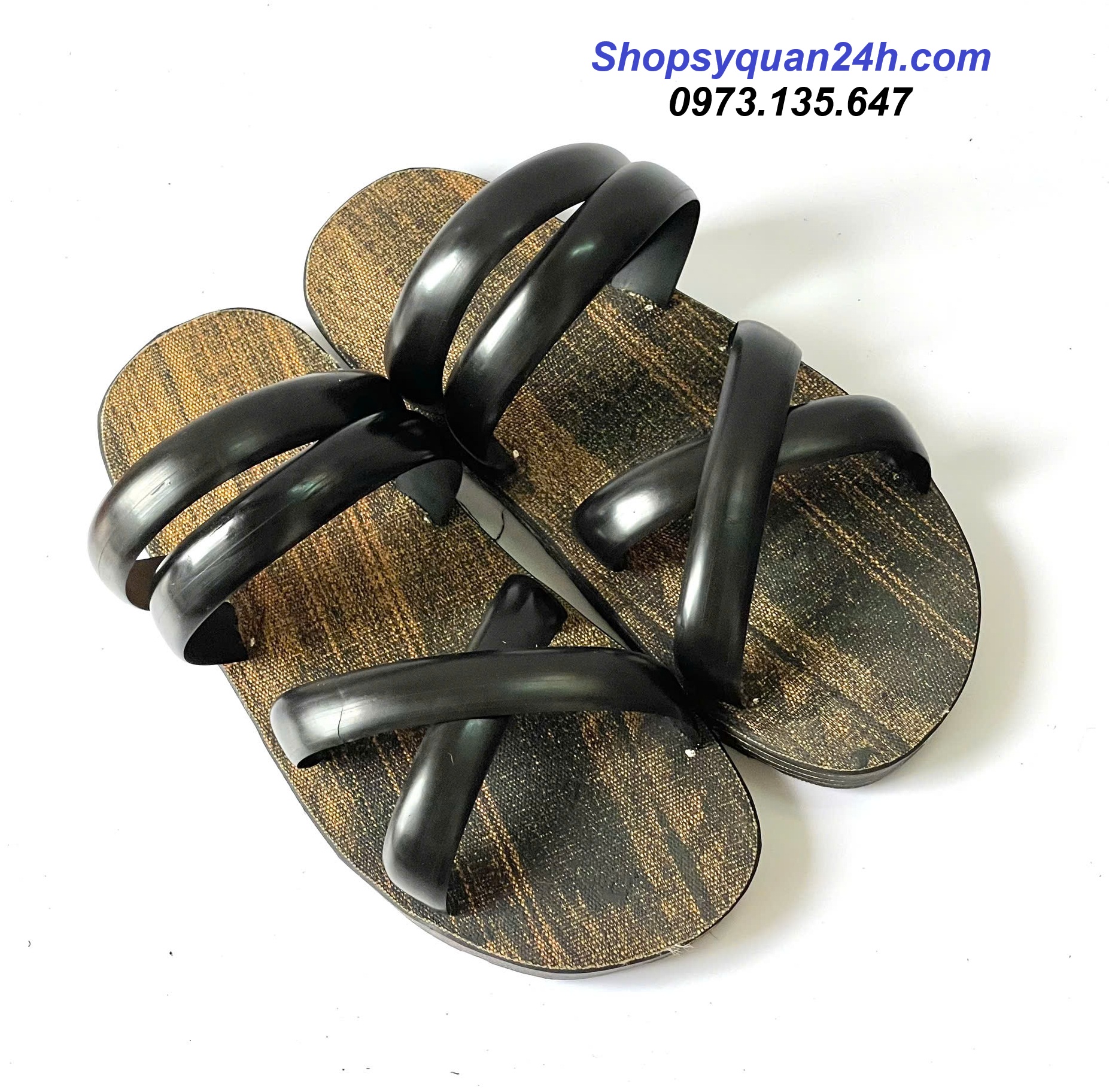 Dép Cao Su Bố Vải Mài- Khe Sanh DL3