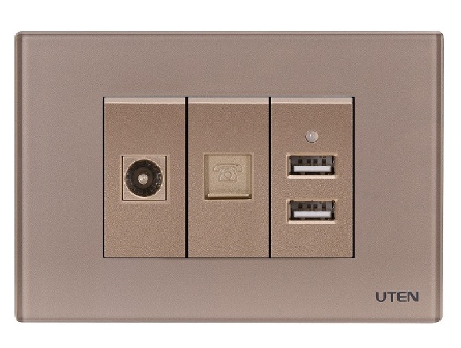 Q120-BỘ TV, TEL, USB